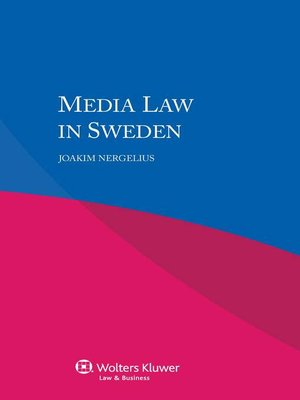 cover image of Media Law in Sweden